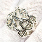 Hermes Ring Chaine D'ancre Enchainee GM 59 Silver — view 7
