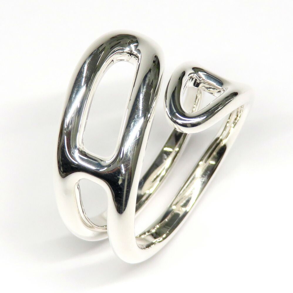 Hermes Ring Chaine D'ancre Punk 57 Silver — view 6