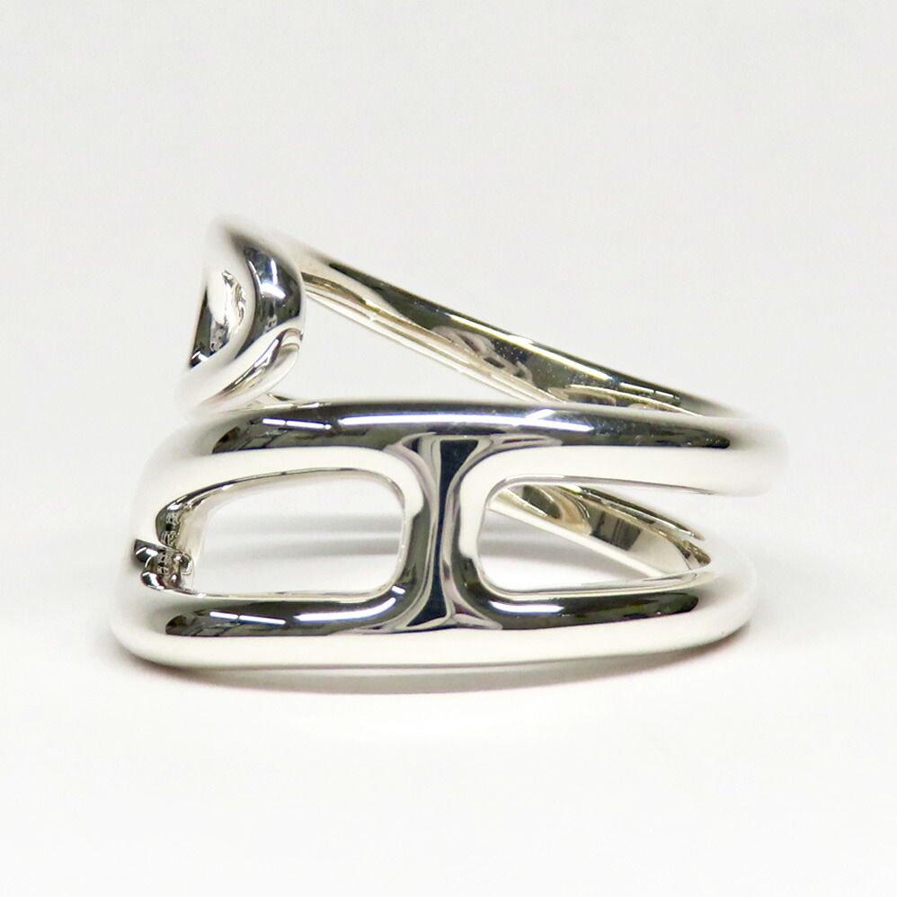 Hermes Ring Chaine D'ancre Punk 57 Silver — view 3