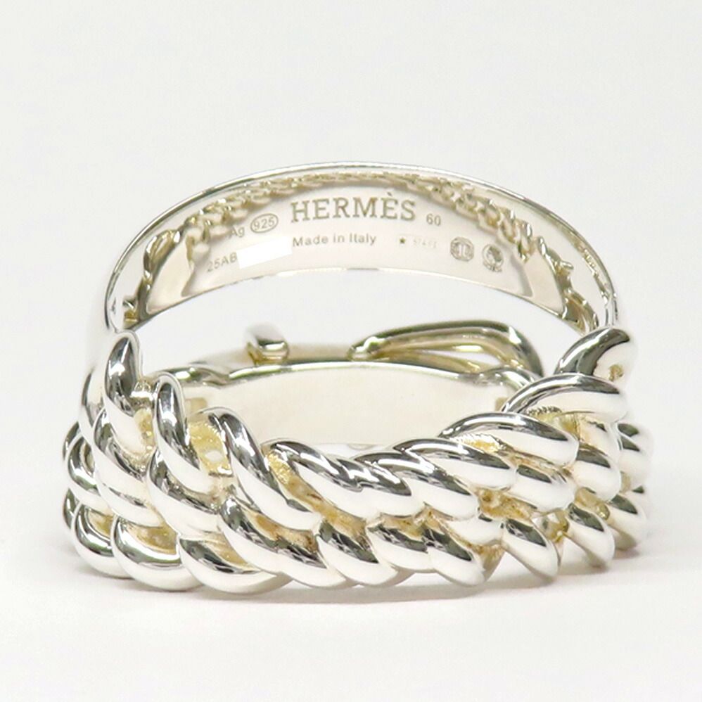 Hermes Ring Book le Cellier Inflexible 60 Silver