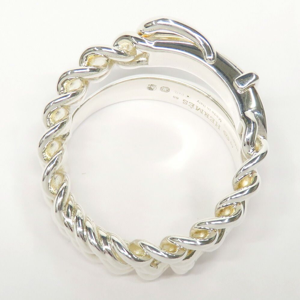 Hermes Ring Book le Cellier Inflexible 60 Silver