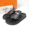 Hermes Empir Sandals 35 Kelly Buckle Thong