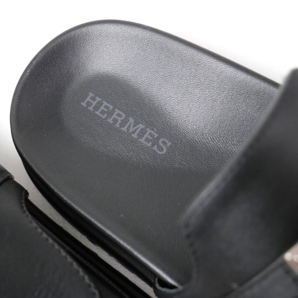 Hermes Empir Sandals 35 Kelly Buckle Thong — view 7