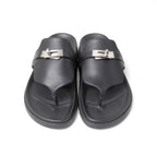 Hermes Empir Sandals 35 Kelly Buckle Thong — view 8