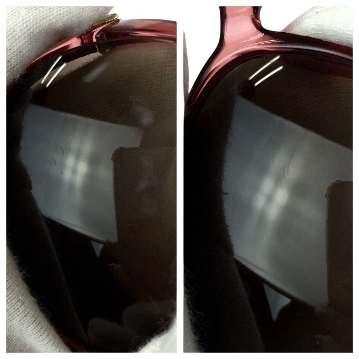 Gucci Brea Heart Pink Brown Gold Acetate Metal S Sunglasses Eyewear — view 8