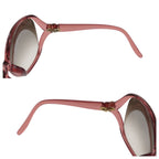 Gucci Brea Heart Pink Brown Gold Acetate Metal S Sunglasses Eyewear — view 5