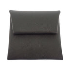 Hermes Bastia Coin Purse Simple Veau Epsom Gray Vert Angre Silver — view 2