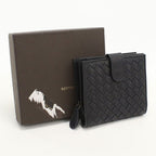 Bottega Veneta Intrecciato Bifold Wallet Lambskin