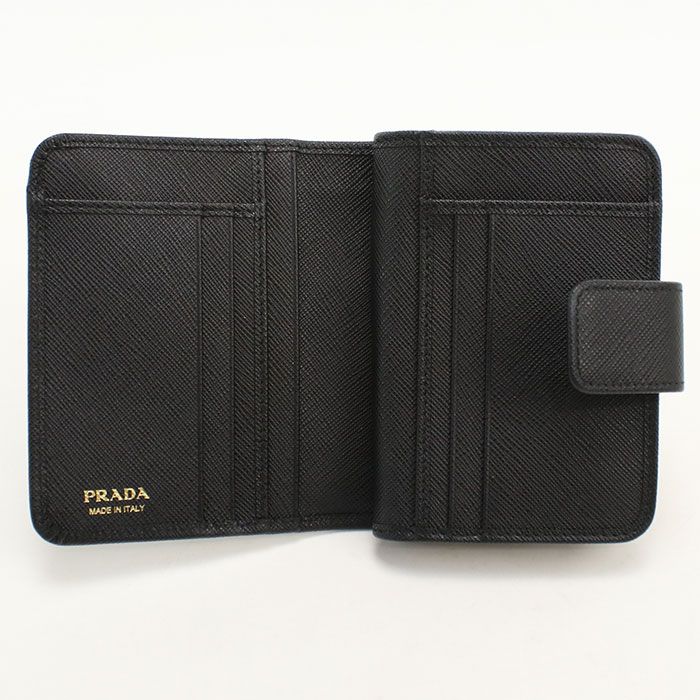 Prada Saffiano Leather Bifold Wallet — view 3