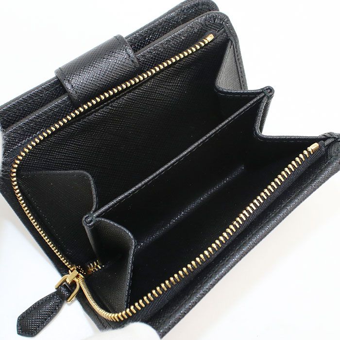 Prada Saffiano Leather Bifold Wallet — view 6