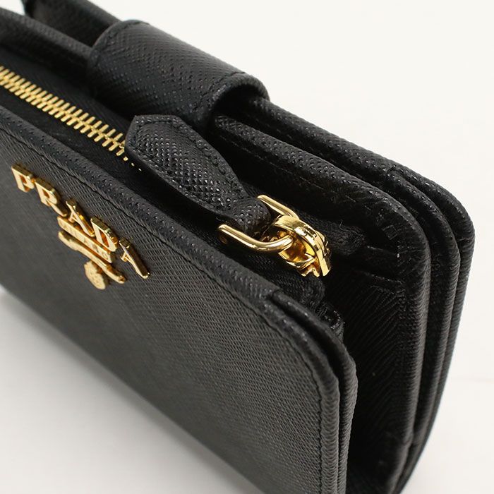 Prada Saffiano Leather Bifold Wallet — view 7