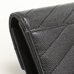 Saint Laurent Three Fold Wallet Monogram Bifold Calf — view 8