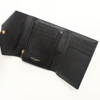 Saint Laurent Three Fold Wallet Monogram Bifold Calf — view 3
