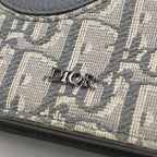 Dior Business Card Holder Saddle Oblique — view 5