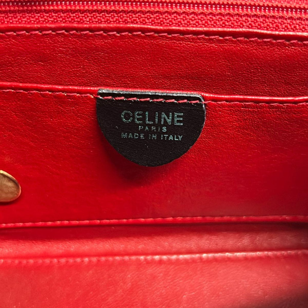 Celine Handbag Star Ball Black Leather — view 9