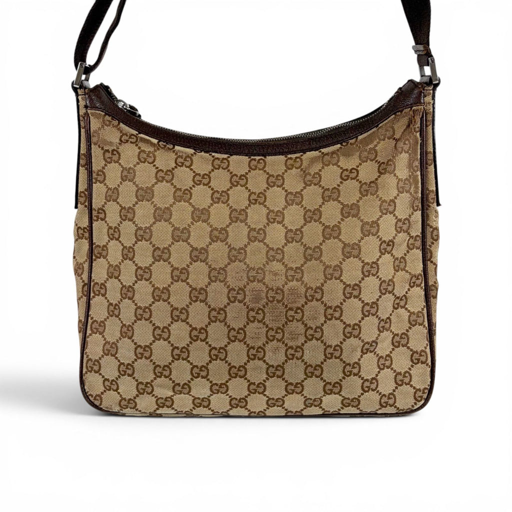 Gucci Shoulder Bag Brown Canvas GG Pattern — view 3