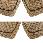 Gucci Shoulder Bag Brown Canvas GG Pattern — view 6