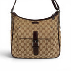 Gucci Shoulder Bag Brown Canvas GG Pattern — view 2
