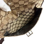 Gucci Shoulder Bag Brown Canvas GG Pattern — view 8
