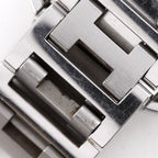 Hermes Clipper Chronograph Stainless Steel Silver Quartz Black Dial Watch — view 9