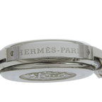 Hermes Clipper Chronograph Stainless Steel Silver Quartz Black Dial Watch — view 7