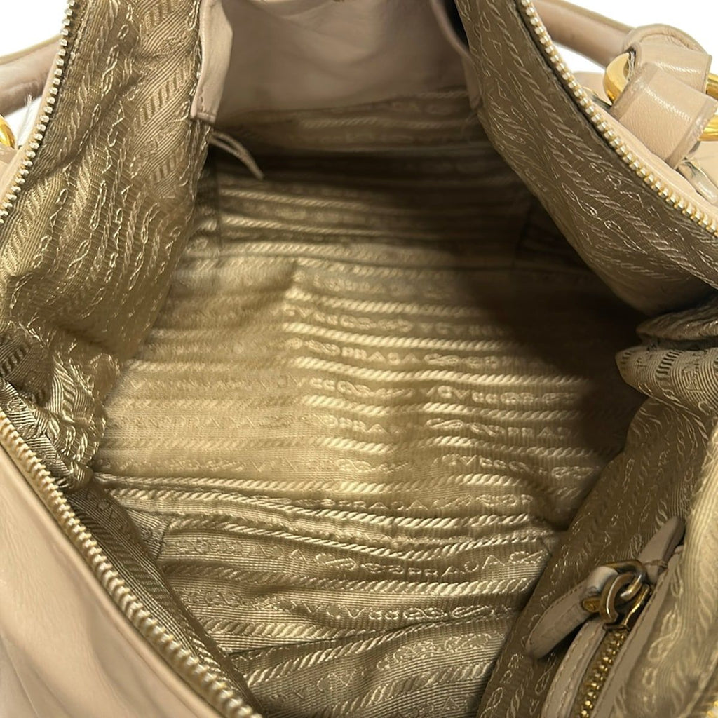 Prada Handbag Beige Leather — view 7