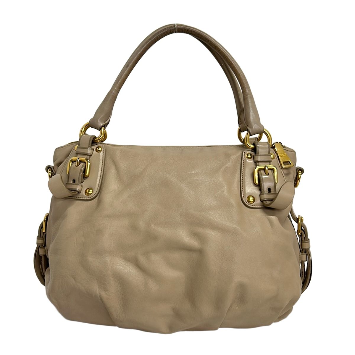 Prada Handbag Beige Leather — view 3