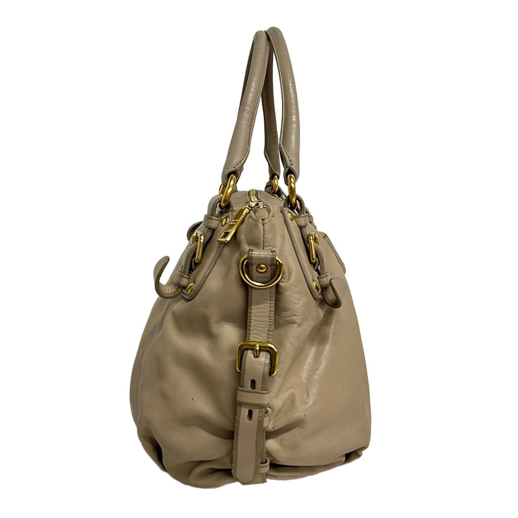 Prada Handbag Beige Leather — view 4