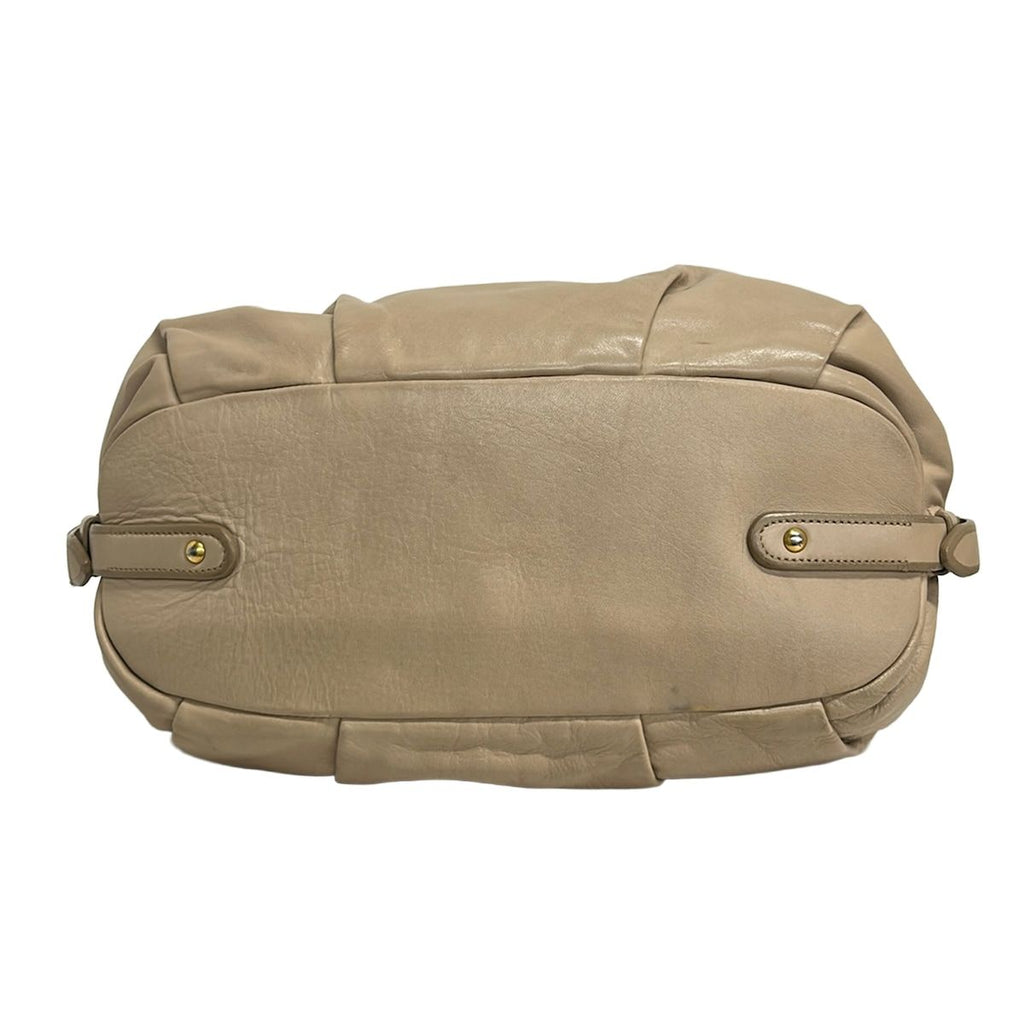 Prada Handbag Beige Leather — view 5