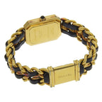 Chanel Premiere M Gold Plated Quartz Analog Display Black Dial Watch — view 5