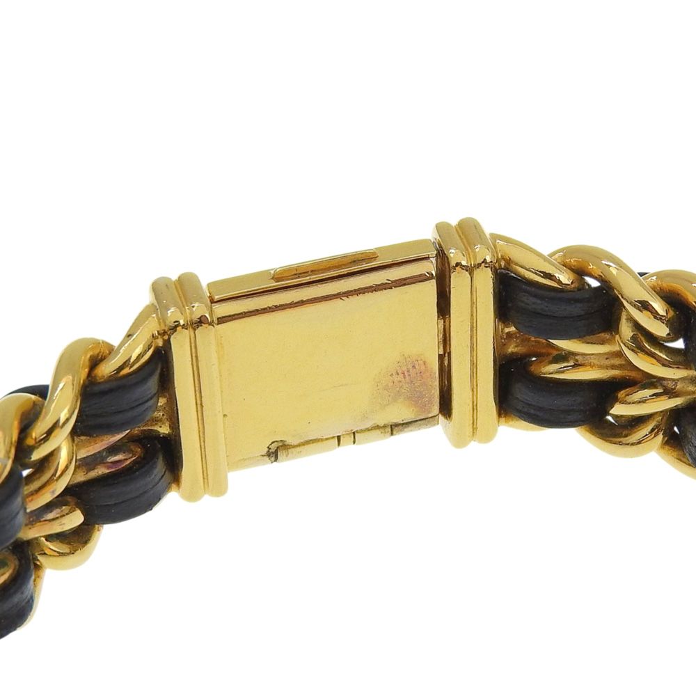 Chanel Premiere M Gold Plated Quartz Analog Display Black Dial Watch — view 8