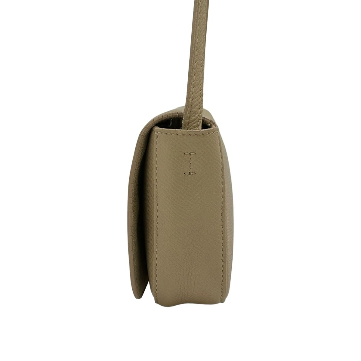 Celine Shoulder Bag Strap Clutch Beige Red Crossbody Leather — view 2