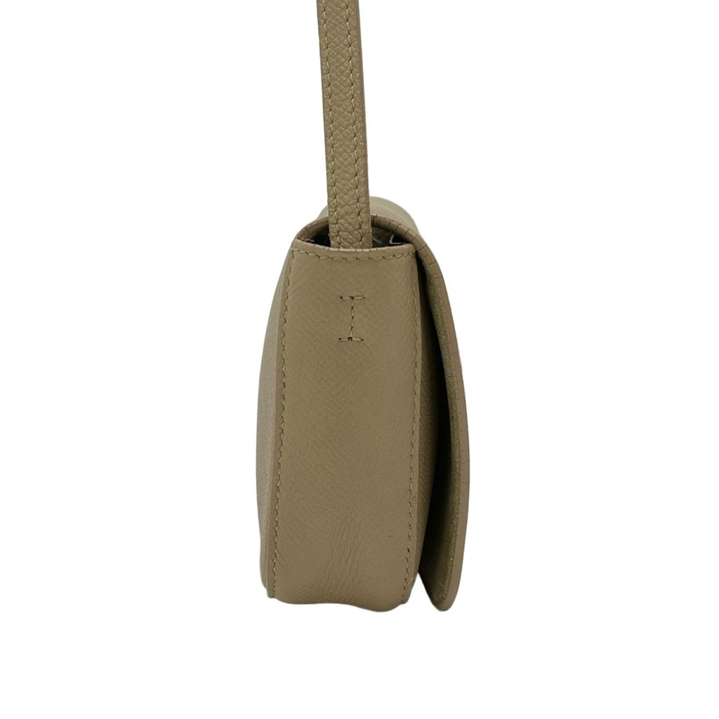 Celine Shoulder Bag Strap Clutch Beige Red Crossbody Leather — view 4