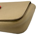 Celine Shoulder Bag Strap Clutch Beige Red Crossbody Leather — view 6