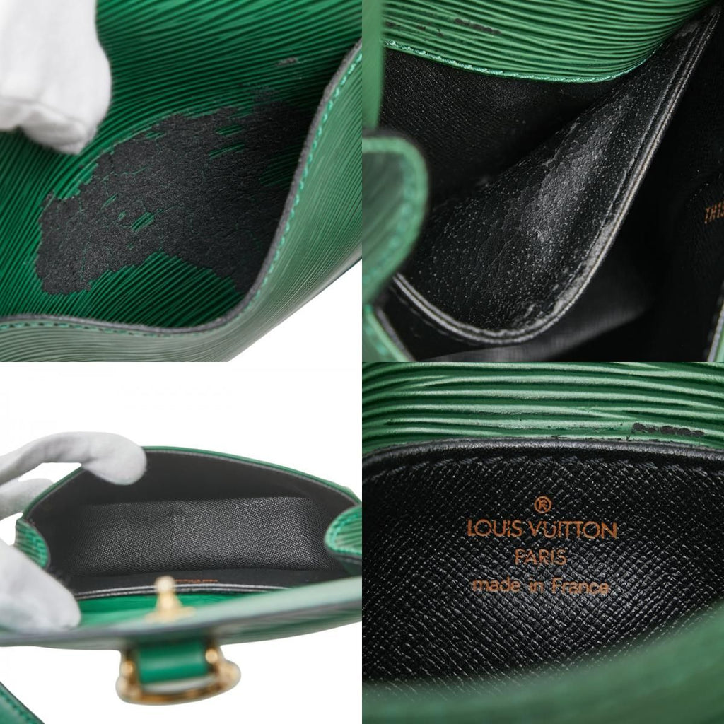 Louis Vuitton Epi Mini Saint Cloud Crossbody Shoulder Bag Borneo Green Leather — view 9