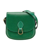 Louis Vuitton Epi Mini Saint Cloud Crossbody Shoulder Bag Borneo Green Leather