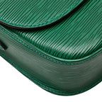 Louis Vuitton Epi Mini Saint Cloud Crossbody Shoulder Bag Borneo Green Leather — view 5