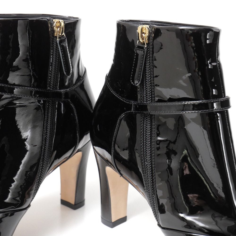 Chanel Booties 37 C 16c CC Logo CC Enamel Short Boots — view 7