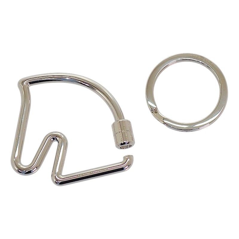 Hermes Cheval Key Ring Key Holder Metal — view 4