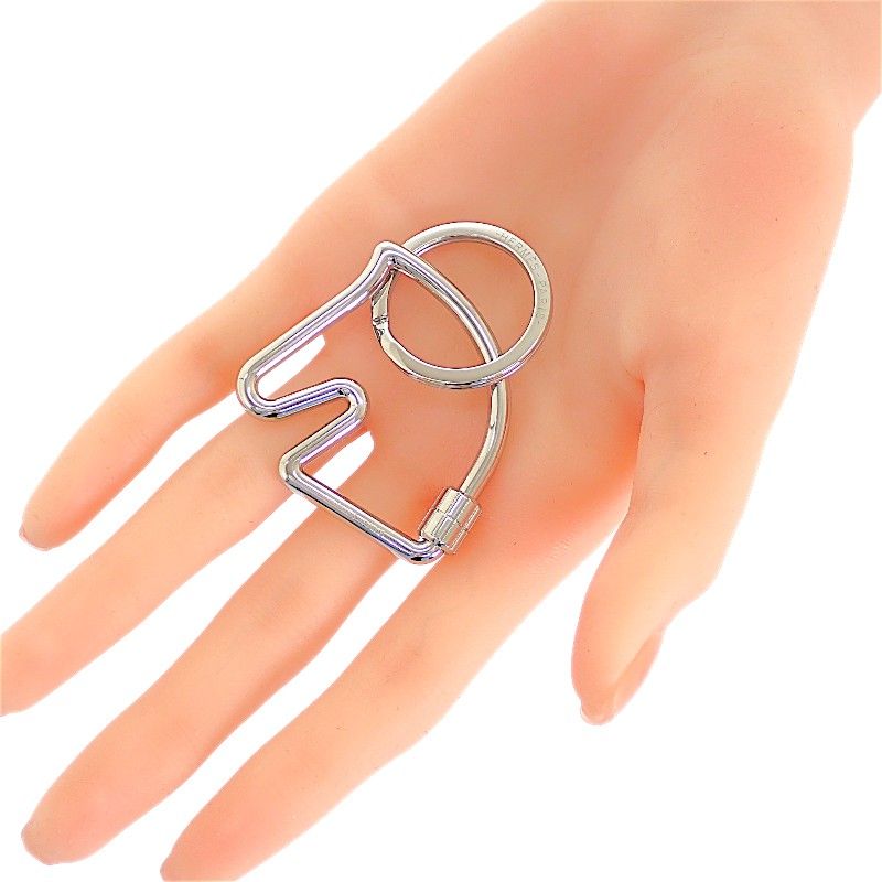 Hermes Cheval Key Ring Key Holder Metal — view 8