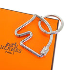 Hermes Cheval Key Ring Key Holder Metal