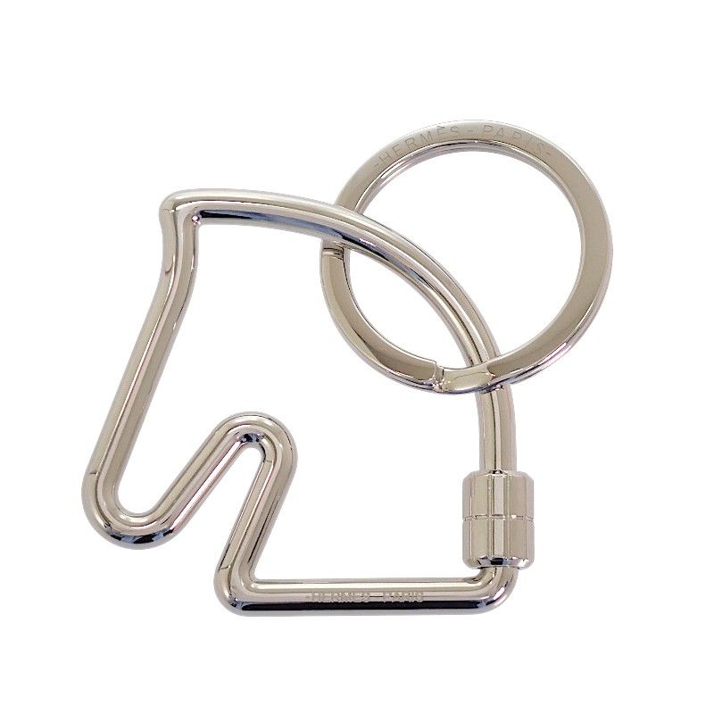 Hermes Cheval Key Ring Key Holder Metal — view 2