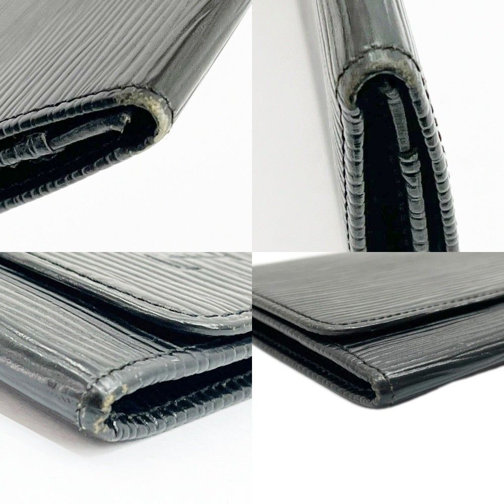 Louis Vuitton Billfold Wallet Epi Black — view 7