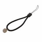 Bottega Veneta Key Holder Black Braided Metal Charm SX — view 2