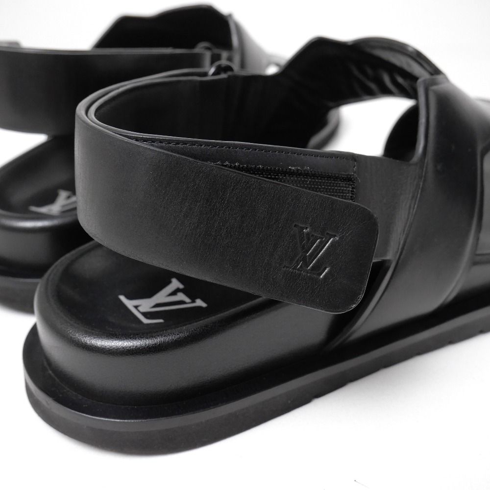 Louis Vuitton LV Oasis Sandals 7 LV Logo Back Strap — view 6
