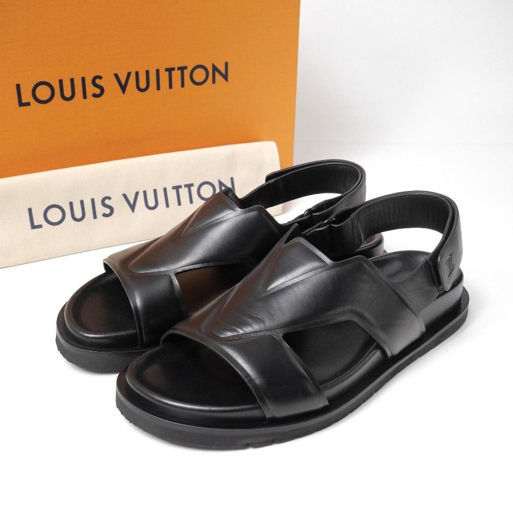 Louis Vuitton LV Oasis Sandals 7 LV Logo Back Strap