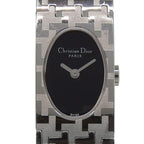 Dior Maris Stainless Steel Quartz Analog Display Black Dial Watch