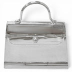 Hermes Vintage Kelly Bag Motif Pirkes Pendant Charm Silver