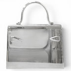 Hermes Vintage Kelly Bag Motif Pirkes Pendant Charm Silver — view 2