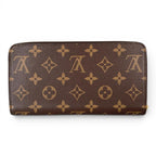 Louis Vuitton Zippy Wallet Monogram Canvas Brown French — view 3